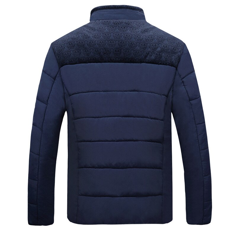 Men's Down Jacket with High Collar | Winter