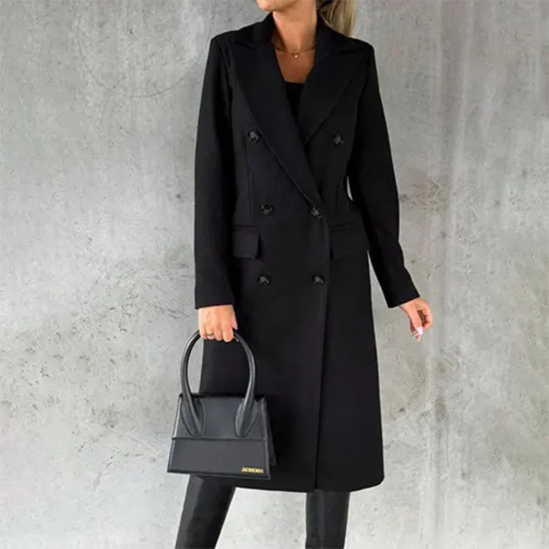 Vinterlang trenchcoat for dame | Langermet
