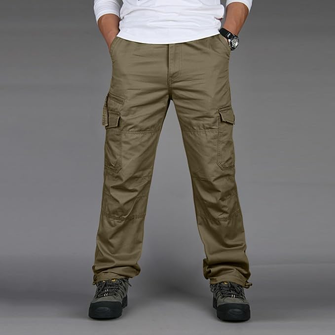 Pantaloni Cargo Dritti Da Uomo | Con Tasche