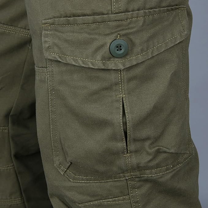 Pantaloni Cargo Dritti Da Uomo | Con Tasche