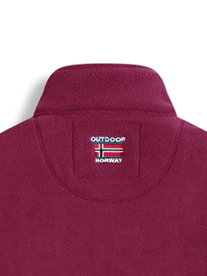 Men's Outdoor Fleece Jacket | With Collar
