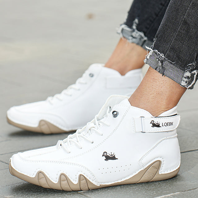 Scarpe In Pelle Barefoot Unisex | Con Lacci