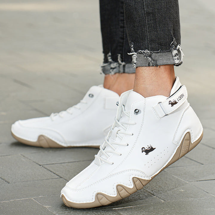 Scarpe In Pelle Barefoot Unisex | Con Lacci