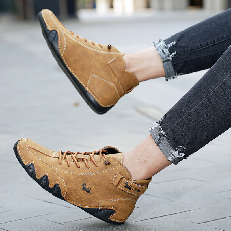 Scarpe In Pelle Barefoot Unisex | Con Lacci