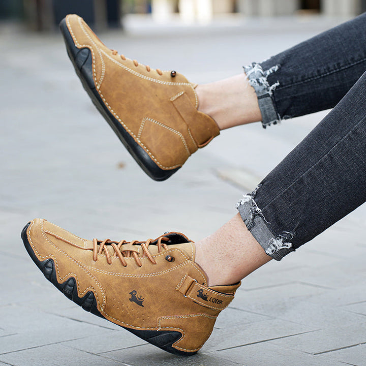 Scarpe In Pelle Barefoot Unisex | Con Lacci