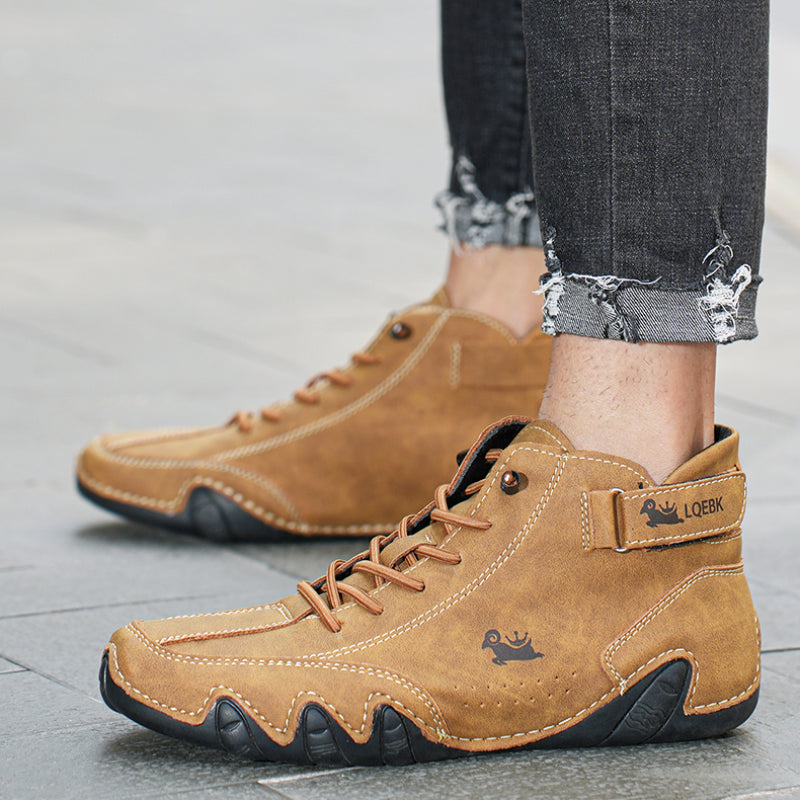 Scarpe In Pelle Barefoot Unisex | Con Lacci