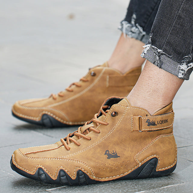 Scarpe In Pelle Barefoot Unisex | Con Lacci