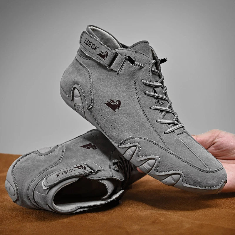 Scarpe In Pelle Barefoot Unisex | Con Lacci