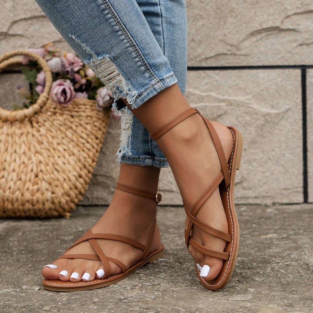 Vivienne | Dámské casual sandály na suchý zip