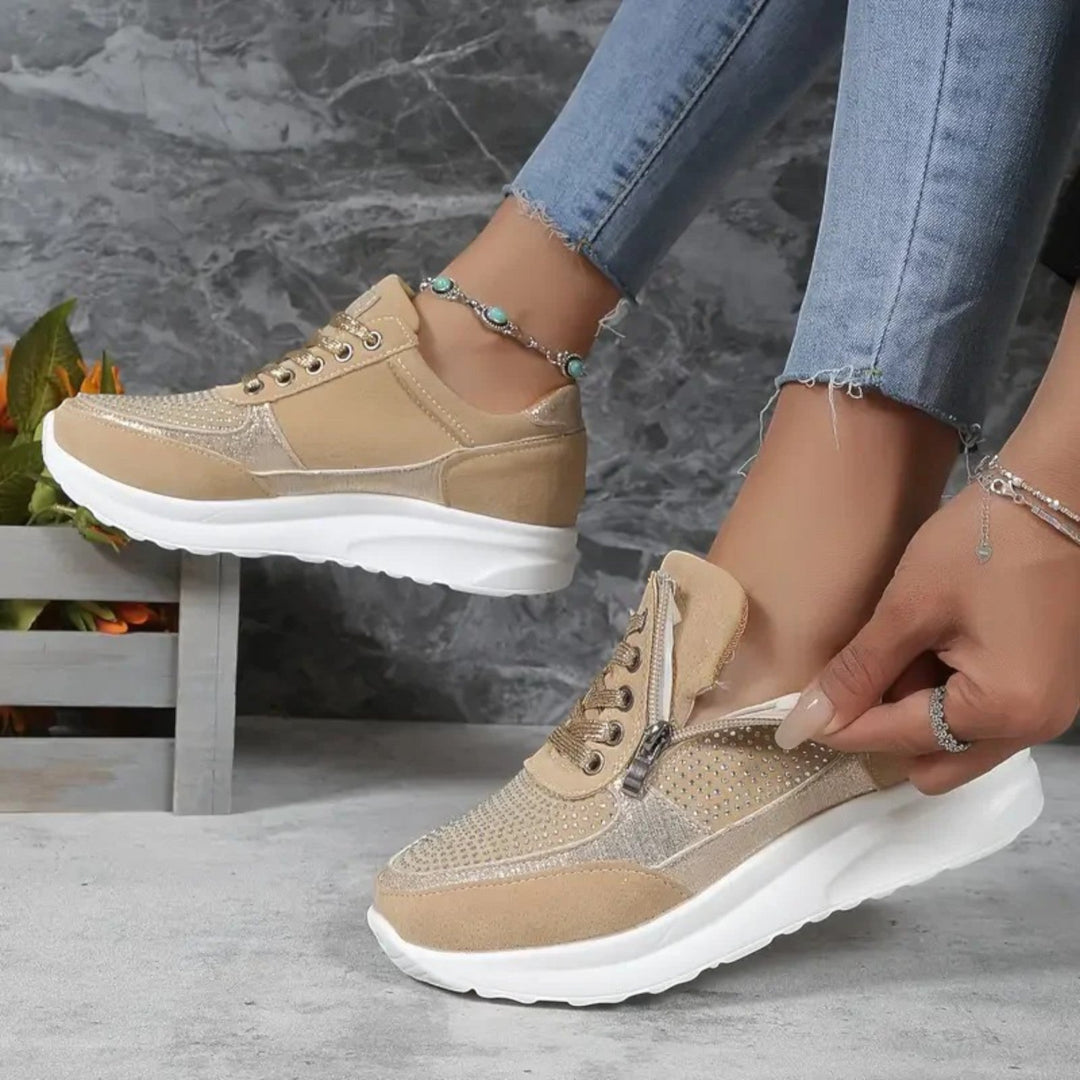 Pantofi sport la modă pentru femei | Fermuar