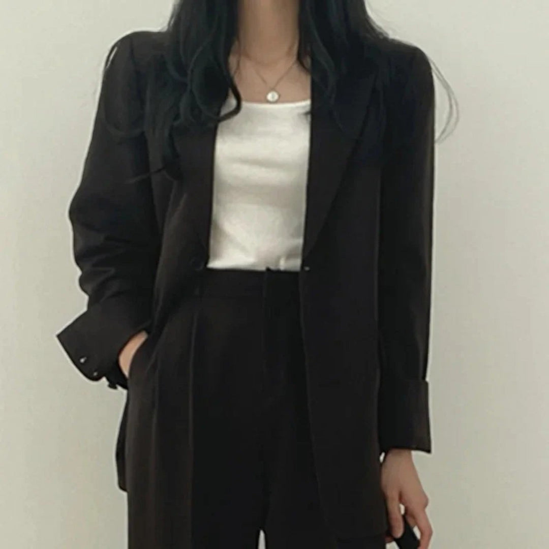 Yasmine | Completo Blazer Oversize Casual Da Donna