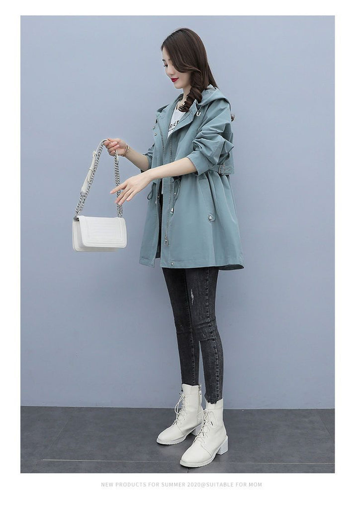 Sienna Parka Donna Casual con Cappuccio – Giacca Leggera con Vita Regolabile e Vestibilità Moderna