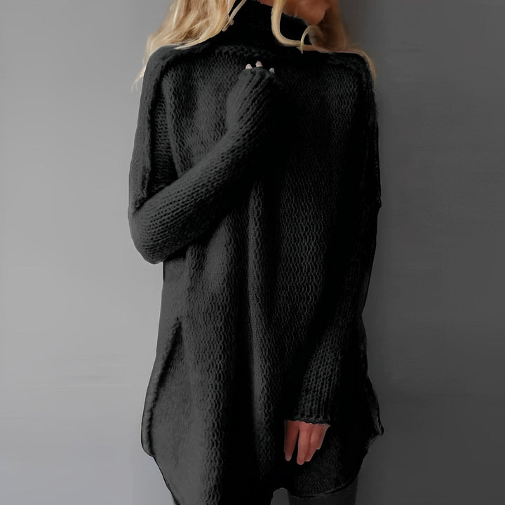 Maglione Invernale Lungo Dolcevita Da Donna | Casual