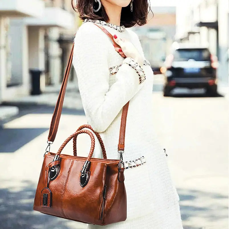 Borsa Grande In Pelle Per Donna | Moderna