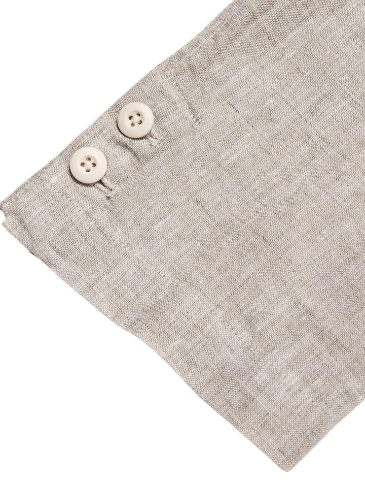 Blazer In Lino Per Uomo | Manica Lunga