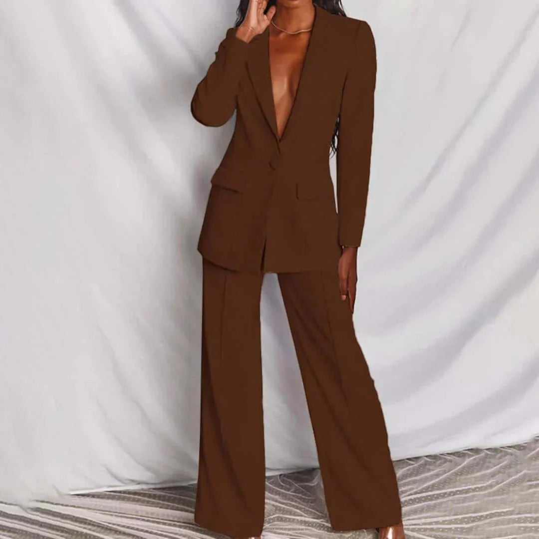 Indira | Women's Two-Piece Tailored Suit Set
