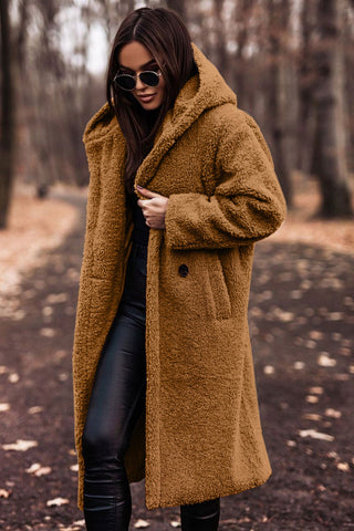Clementine Cappotto Teddy Donna Lungo – Caldo, Elegante e in Ecopelliccia