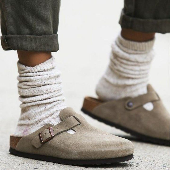 Mocassini Unisex In Pelle | Con Dettaglio Fibbia