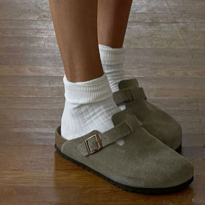 Mocassini Unisex In Pelle | Con Dettaglio Fibbia