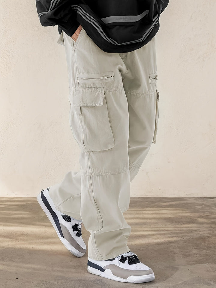 Ryan Pantaloni Cargo Uomo – Vestibilità Rilassata, Tasche Utility & Stile Streetwear
