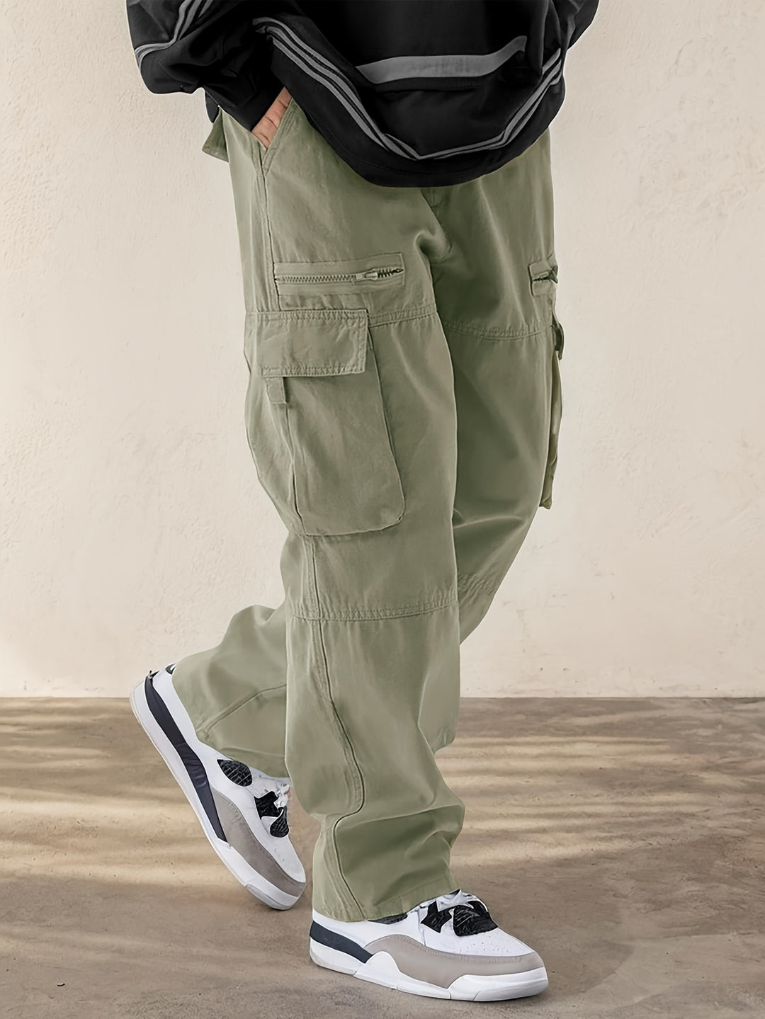 Ryan Pantaloni Cargo Uomo – Vestibilità Rilassata, Tasche Utility & Stile Streetwear