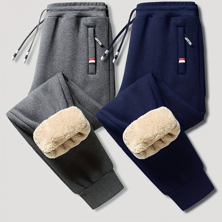 Mason Pantaloni Invernali Uomo Termici 2-Pack – Fodera Calda & Vestibilità Regolabile