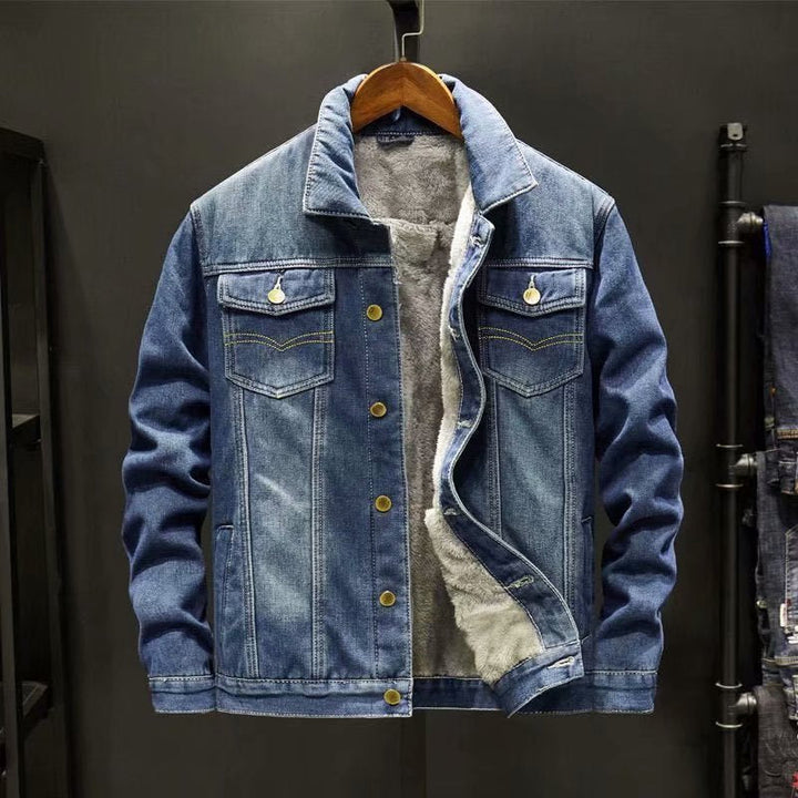 Ethan Giacca Denim Férfi – Prémium Farmer, Ikonikus Stílus & Modern Streetwear Megjelenés