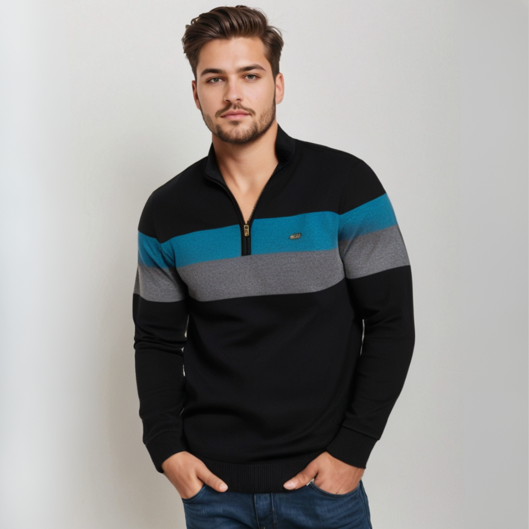 Philip Maglione Uomo a Righe in Polycotone – Comfort Premium & Stile Casual Elegante