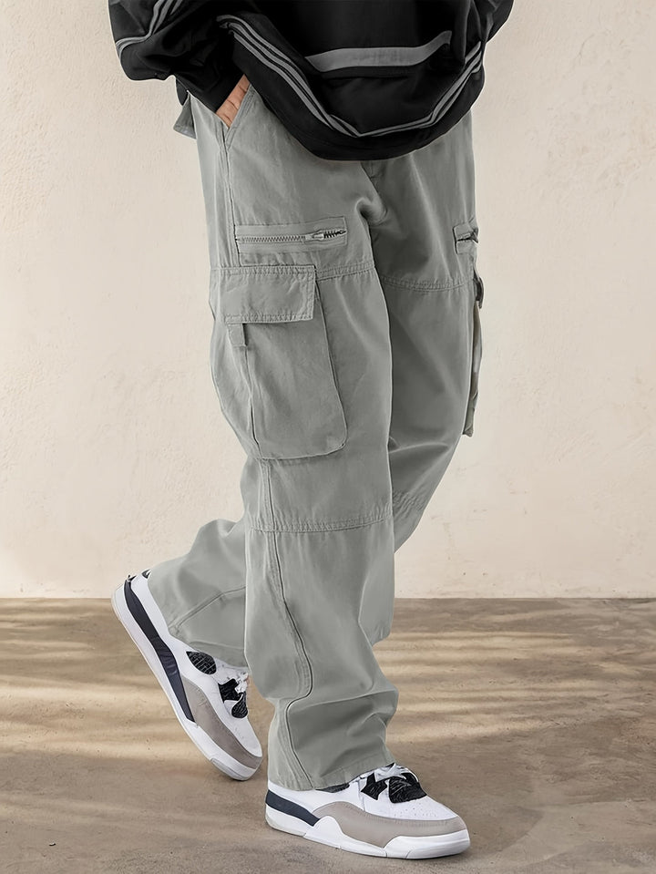 Ryan Pantaloni Cargo Uomo – Vestibilità Rilassata, Tasche Utility & Stile Streetwear
