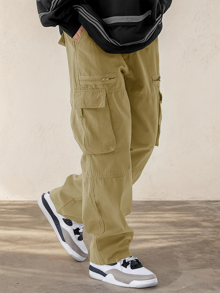 Ryan Pantaloni Cargo Uomo – Vestibilità Rilassata, Tasche Utility & Stile Streetwear