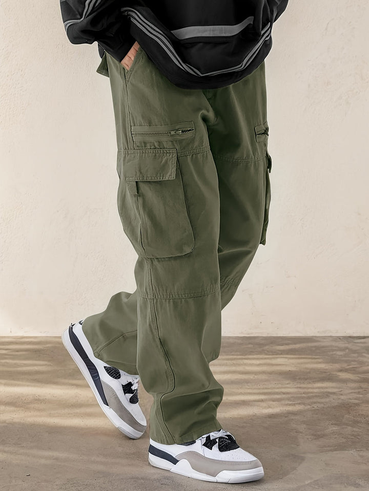 Ryan Pantaloni Cargo Uomo – Vestibilità Rilassata, Tasche Utility & Stile Streetwear