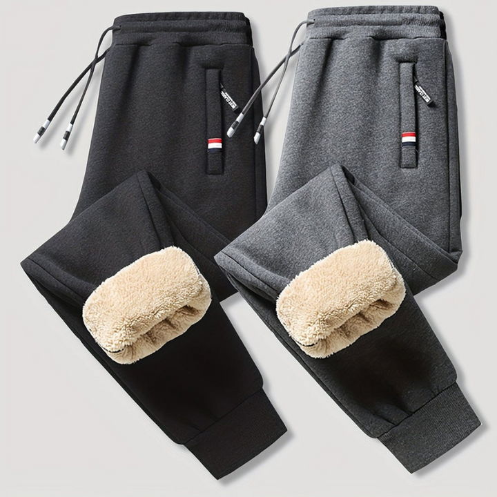Mason Pantaloni Invernali Uomo Termici 2-Pack – Fodera Calda & Vestibilità Regolabile