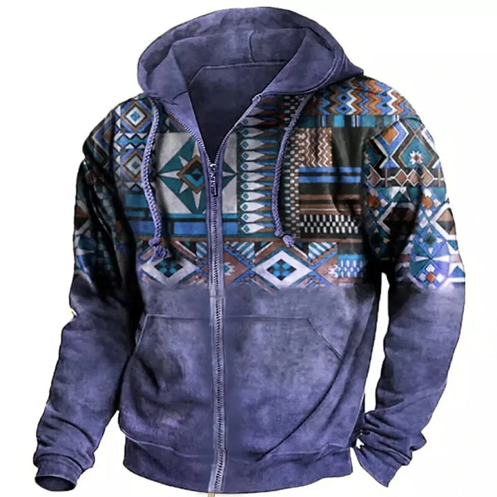 Marco Zimní Pánská Bunda s Kapucí a Zipem – Jedinečný Design & Pohodlný Casual Styl