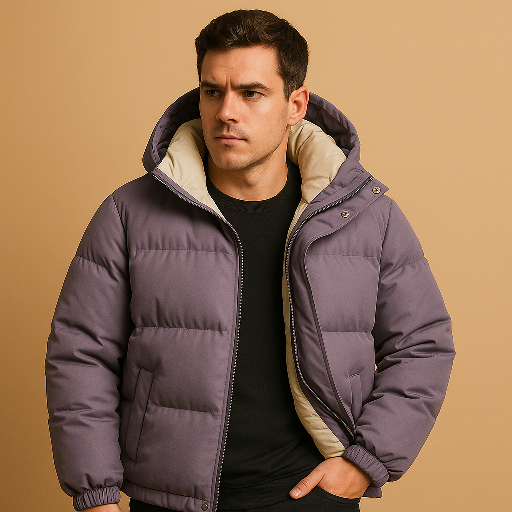 Timothy Giacca Puffer Pánská – Lehká Prošívaná Bunda s Kapucí a Sportovním Střihem