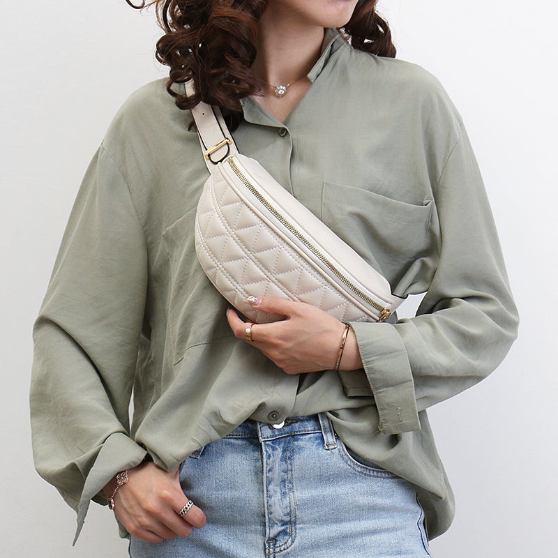 Borsa A Fianchi Con Stampa Scozzese Hazel Per Donna | Pratica