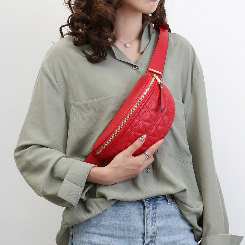 Borsa A Fianchi Con Stampa Scozzese Hazel Per Donna | Pratica