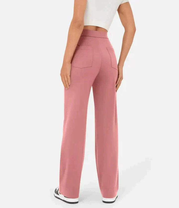 Pantaloni Elasticizzati Da Donna | Vita Alta