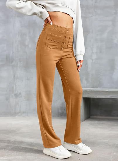 Pantaloni Elasticizzati Da Donna | Vita Alta