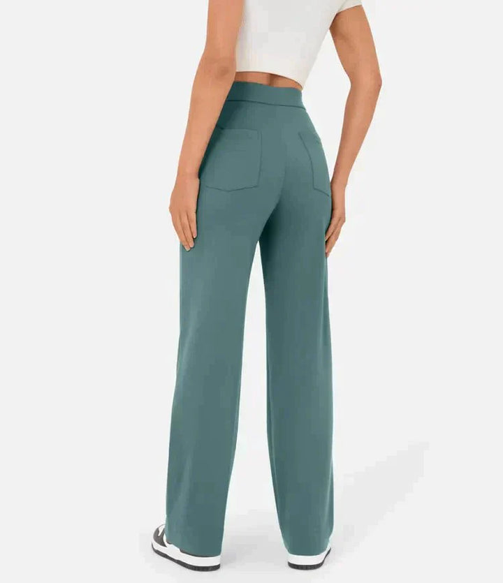 Pantaloni Elasticizzati Da Donna | Vita Alta