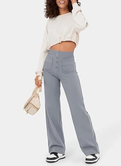 Pantaloni Elasticizzati Da Donna | Vita Alta