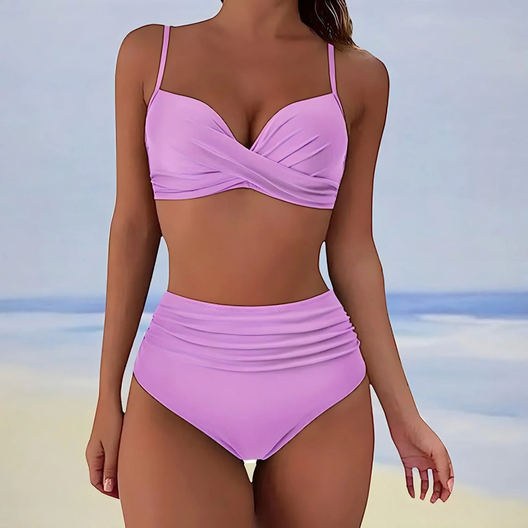 Vivienne | Elegante Bikini A Vita Alta Da Donna