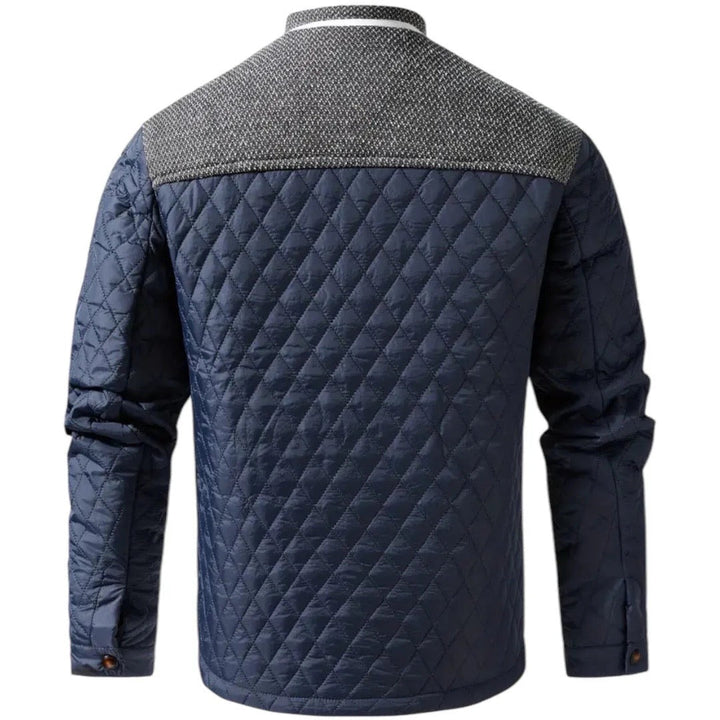 Zaid Giacca Invernale Uomo Trapuntata – Jacket Leggera Calda con Spalle a Contrasto Moderne