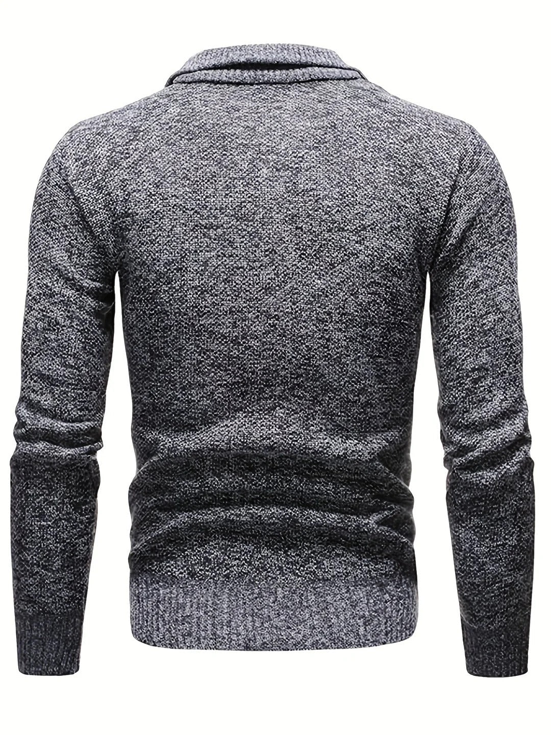 Matteo Maglione Uomo Zip – Pullover Invernale a Maglia Spessa con Chiusura a Zip