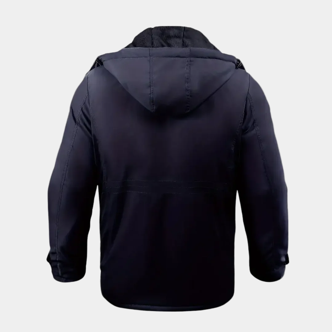 Zico Giacca Invernale Uomo Imbottita – Jacket Calda con Cappuccio e Fodera Isolante