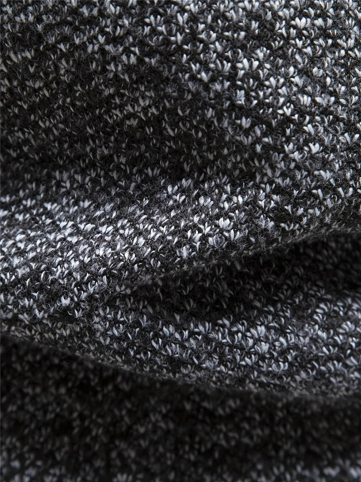 Matteo Maglione Uomo Zip – Pullover Invernale a Maglia Spessa con Chiusura a Zip