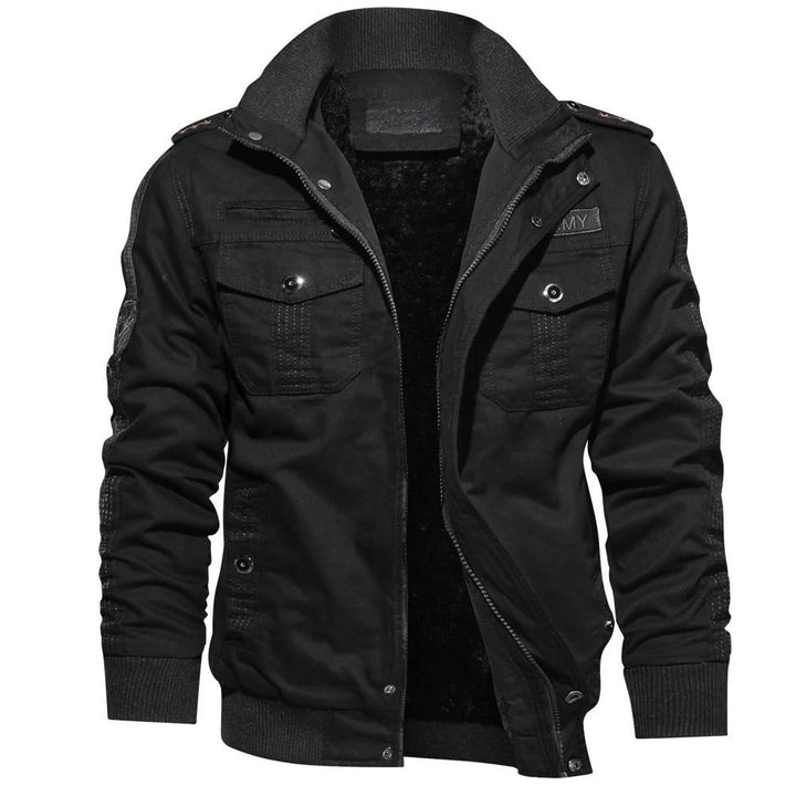 Zahir Giacca Invernale Uomo Calda – Jacket Foderata in Fleece con Collo Alto Protettivo