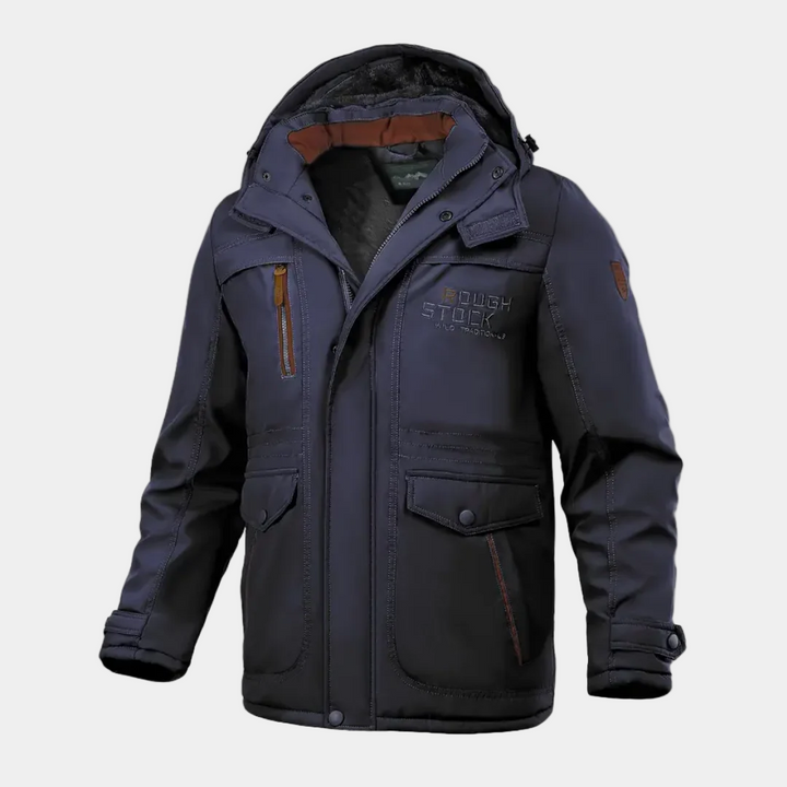 Zico Giacca Invernale Uomo Imbottita – Jacket Calda con Cappuccio e Fodera Isolante
