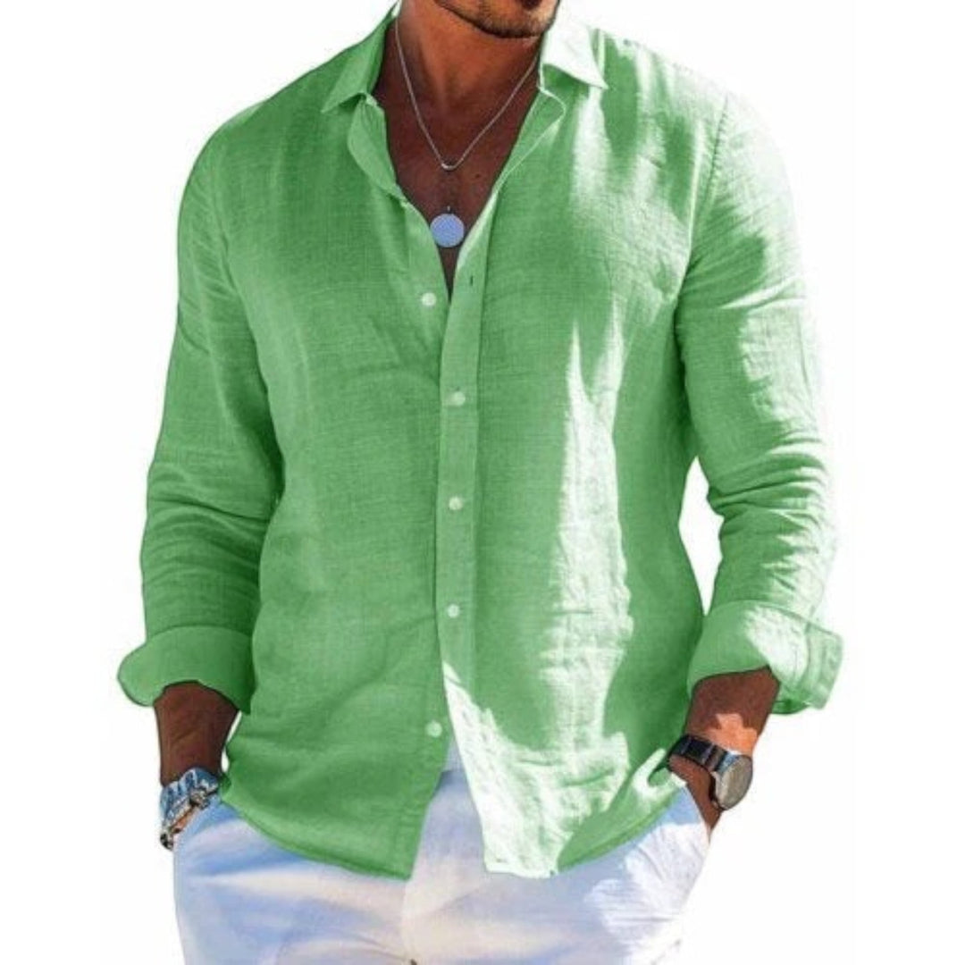 Sandro | Camicia Estiva Traspirante Da Uomo | Maniche Lunghe