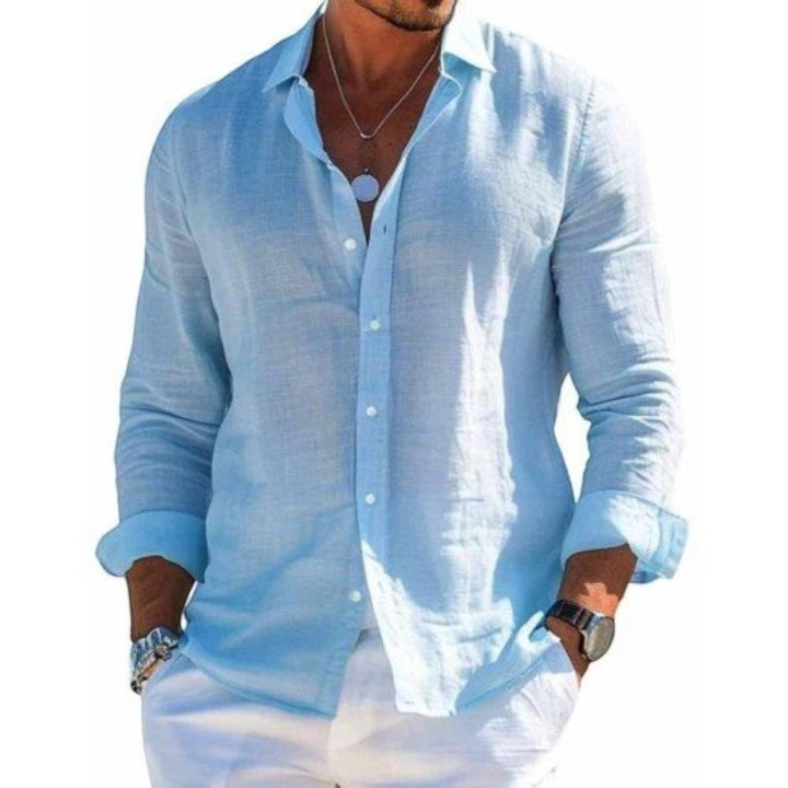 Sandro | Camicia Estiva Traspirante Da Uomo | Maniche Lunghe