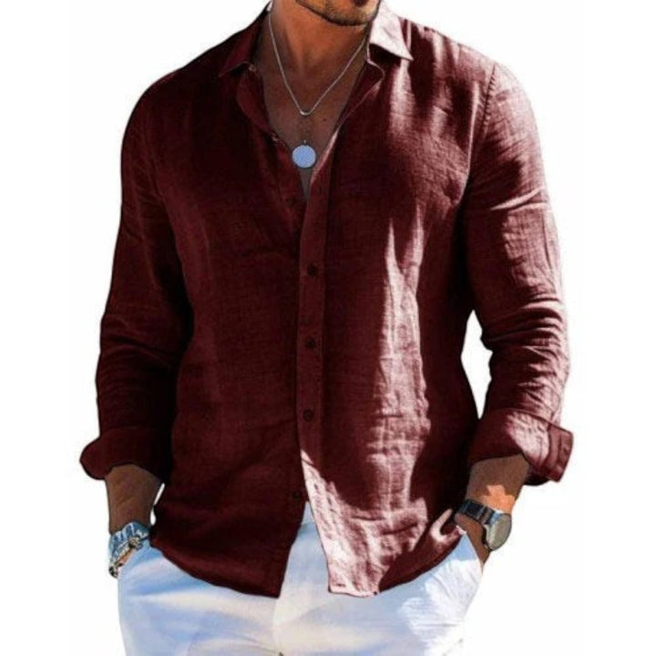 Sandro | Camicia Estiva Traspirante Da Uomo | Maniche Lunghe